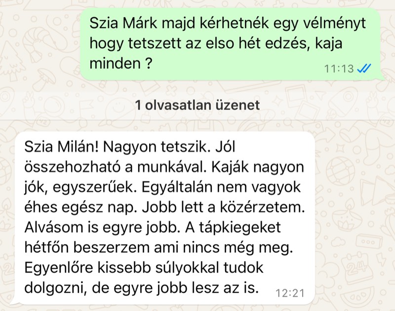Kliens vélemény